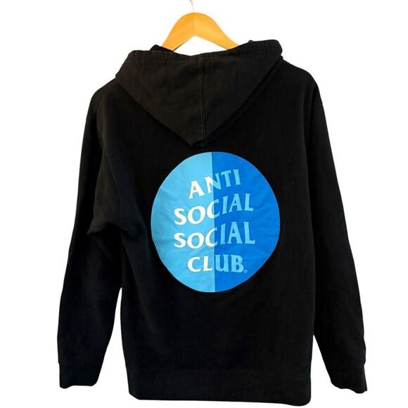 Anti Social Social Club 2021 Black Hypocrite Pullover Hoodie Mens M | Emo Casual - Picture 1 of 12